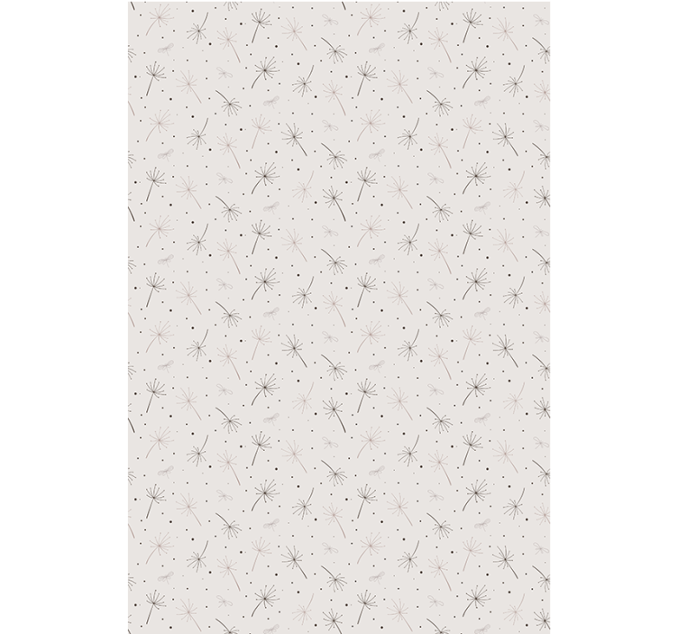 盲人花草蒲公英种子图案 - TenStickers