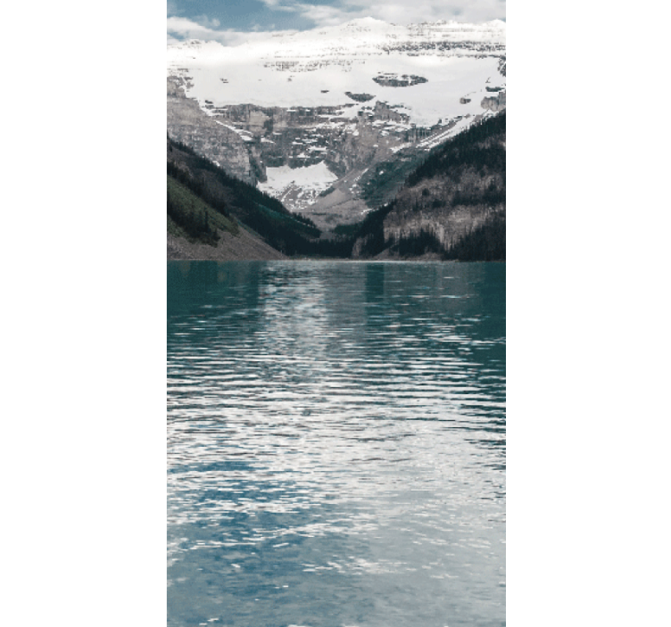 原有的盲人山湖倒影 - TenStickers