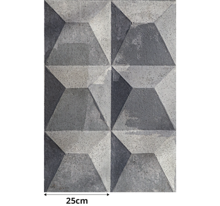 “béton brut”质地和图案卷簾 - TenStickers