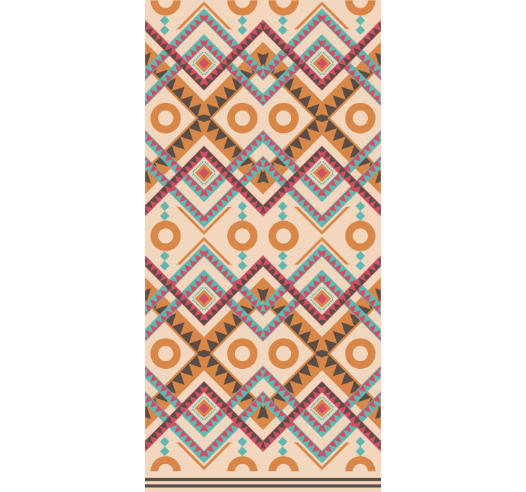 五彩钻石图案百叶窗 - TenStickers