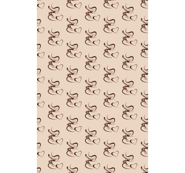 厨房卷簾道 咖啡爱好者插图 - TenStickers