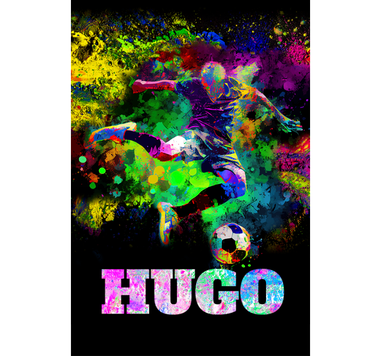 足球卷簾 多彩的设计 - TenStickers