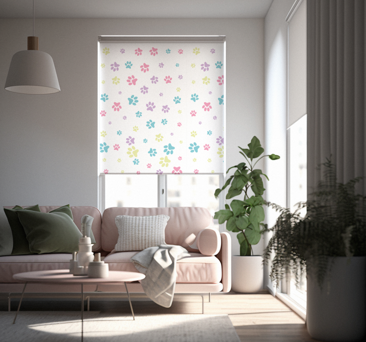 盲人花草展现多彩花卉图案 - TenStickers