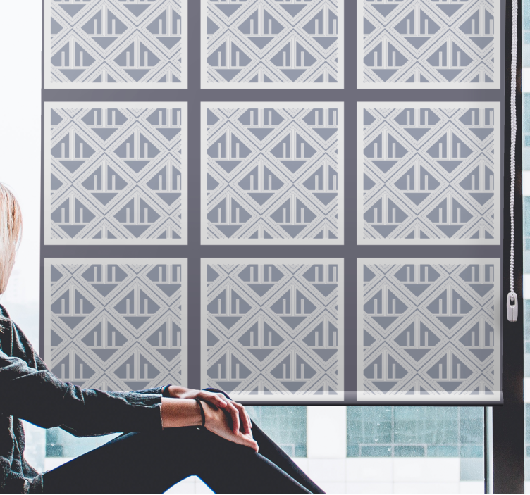 现代盲人几何图案分区设计 - TenStickers