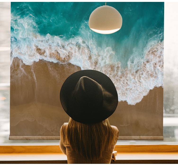 海沙融融主卧百叶窗 - TenStickers