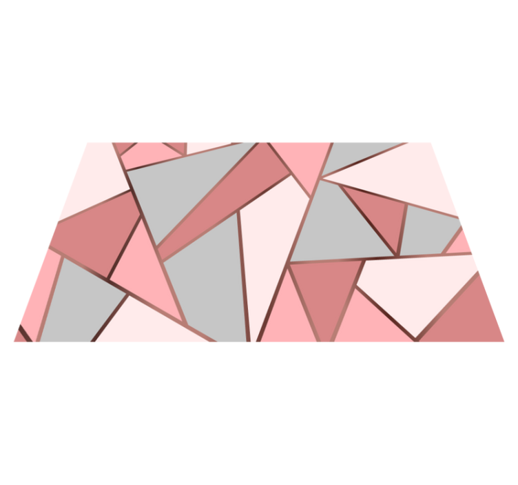 乙烯基餐垫原版几何柔和色彩图案 - TenStickers