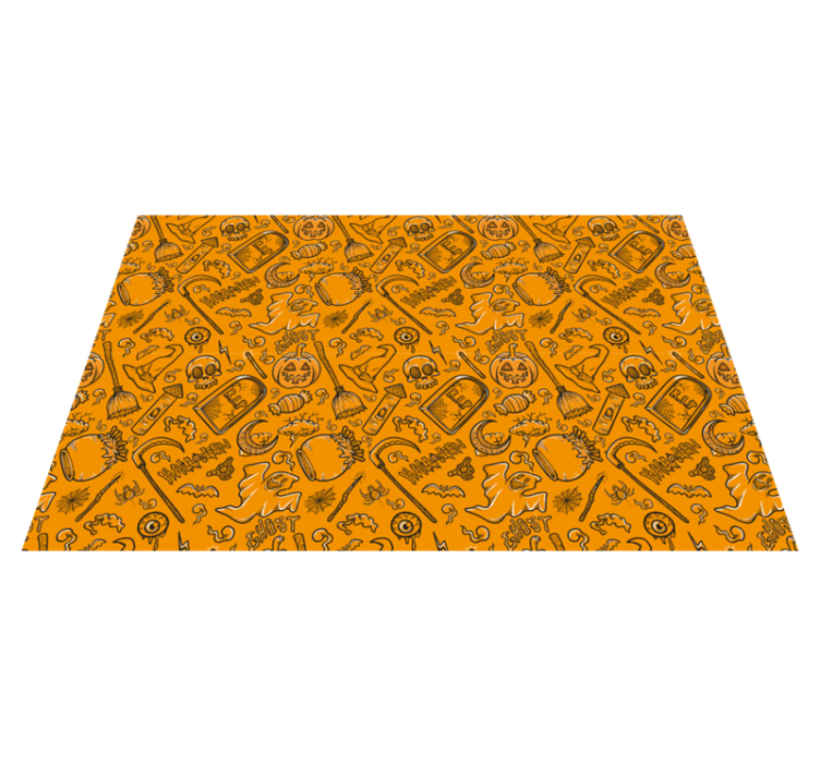 餐垫带有恐怖万圣节图案 - TenStickers