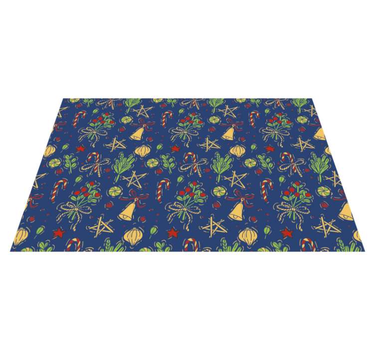 乙烯基圣诞餐垫适合节日桌面布置 - TenStickers