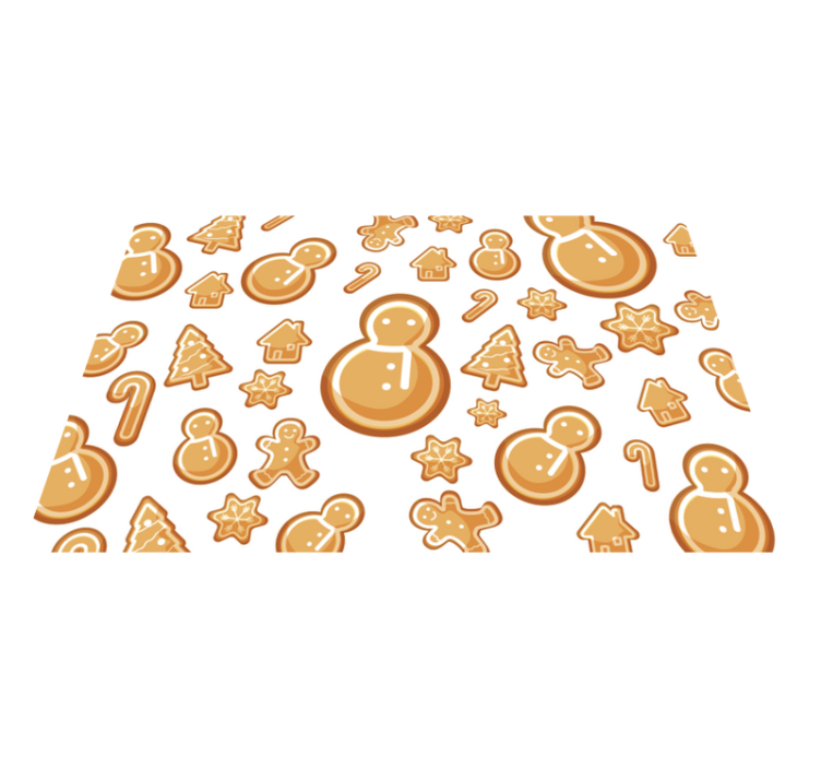 乙烯基圣诞餐垫节日喜庆造型 - TenStickers