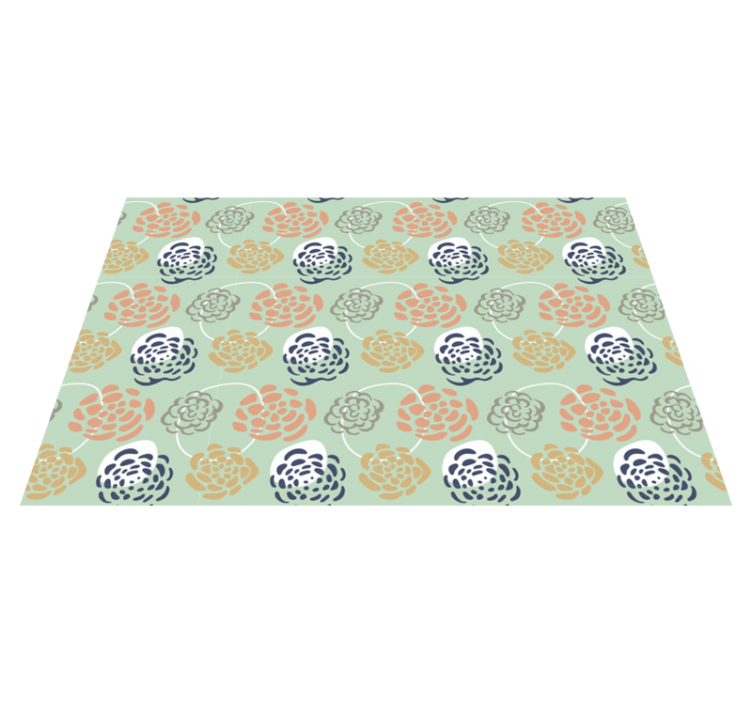 乙烯基餐垫原版植物印花艺术 - TenStickers