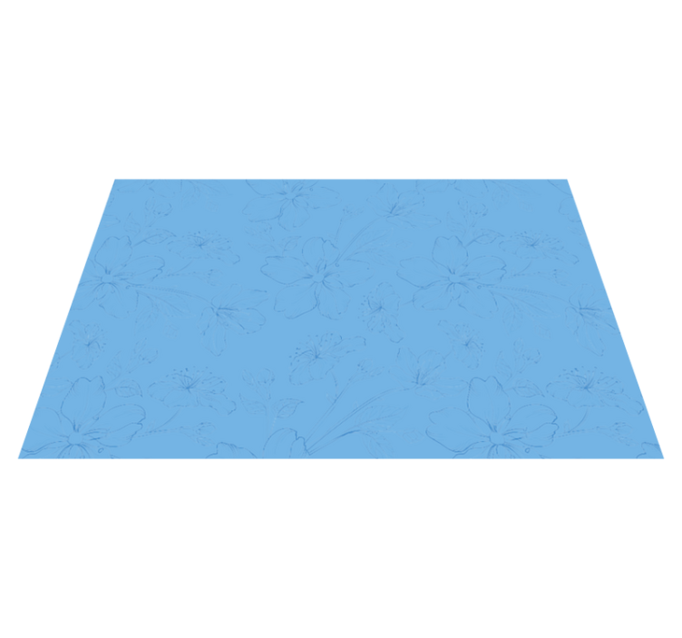 乙烯基餐垫贴图植物灵感表面 - TenStickers