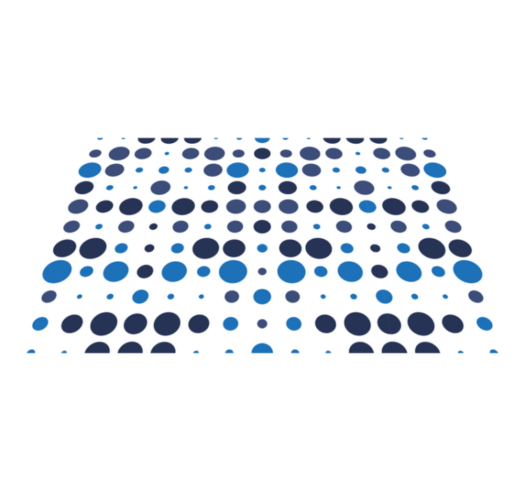 乙烯基餐垫贴图圆形图案表面 - TenStickers