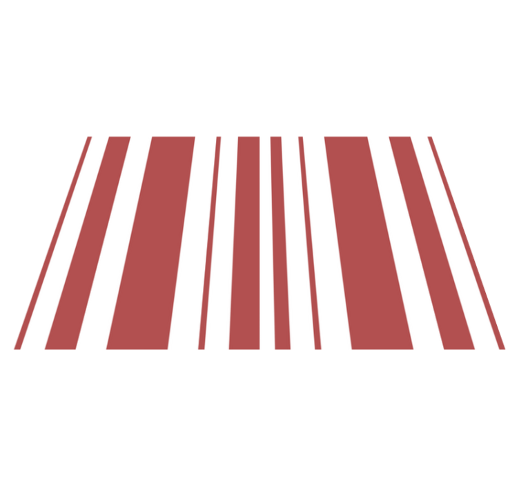 乙烯基餐垫贴图条纹色彩图案 - TenStickers