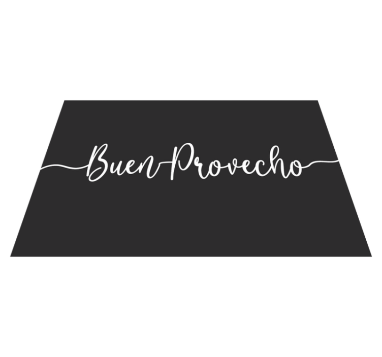 乙烯基餐垫优雅的食物肯定 - TenStickers