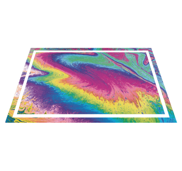 乙烯基餐垫原版生动抽象图案 - TenStickers