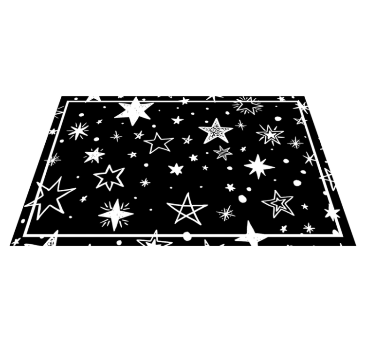 乙烯基儿童餐垫星空夜景图案 - TenStickers