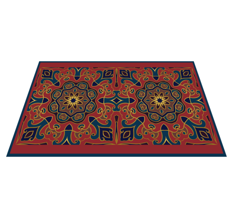 乙烯基餐垫原版精致花卉排列 - TenStickers