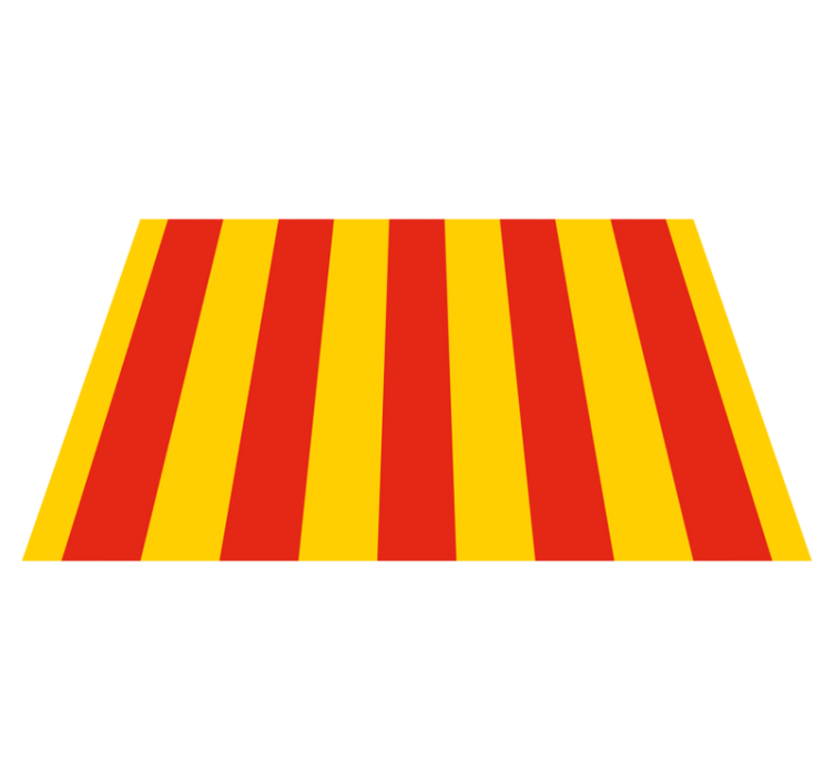 乙烯基餐垫原版大胆条纹图案 - TenStickers