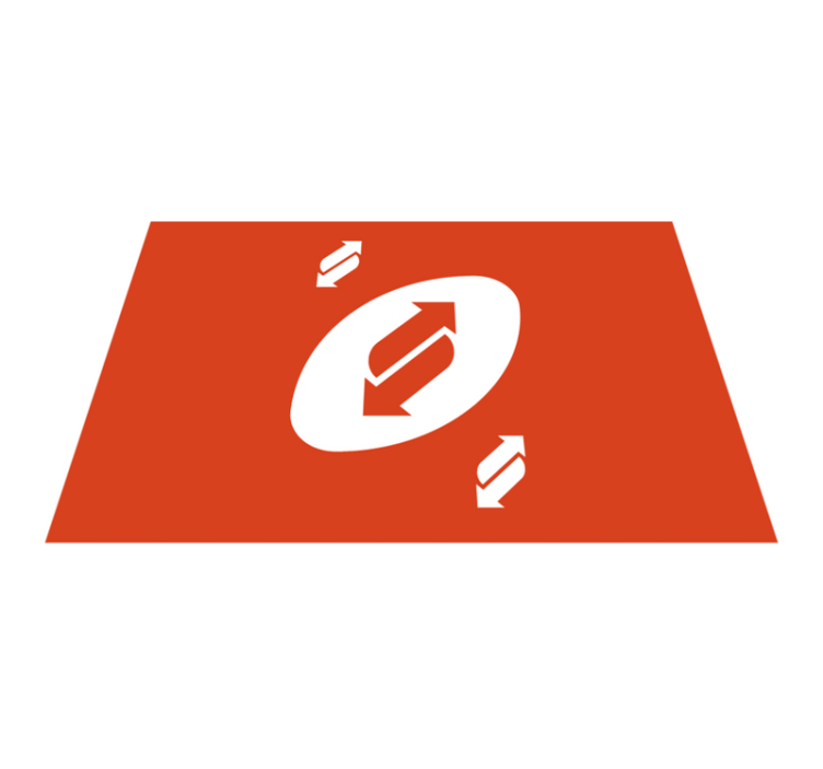 乙烯基餐垫原版动态箭头图案 - TenStickers