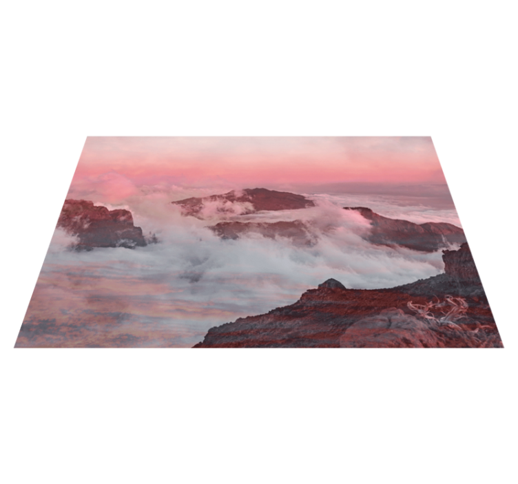 乙烯基餐垫山峦风景图 - TenStickers