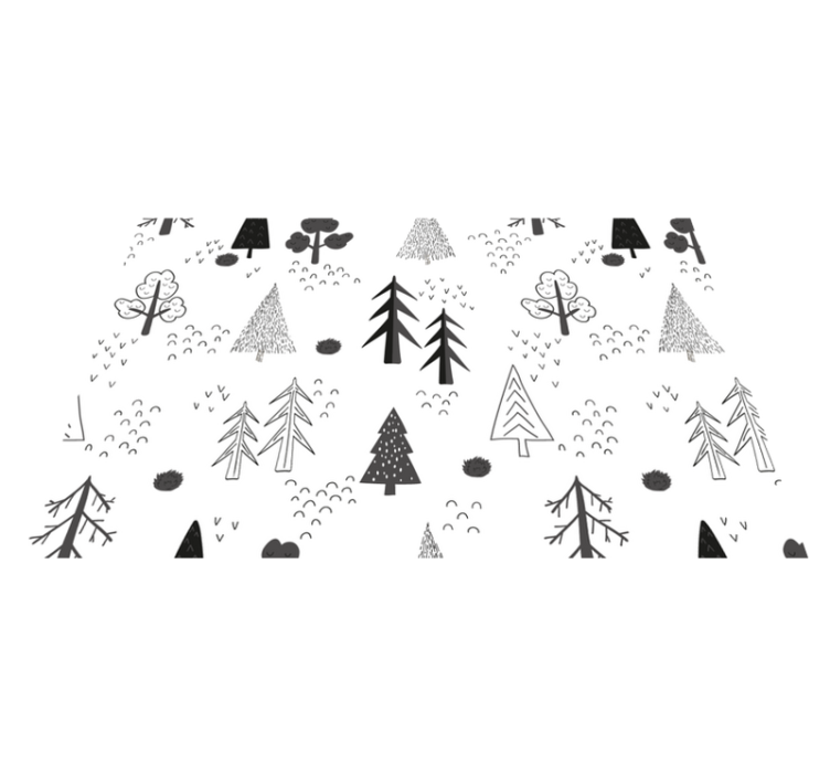 乙烯基餐垫贴图自然灵感图案 - TenStickers