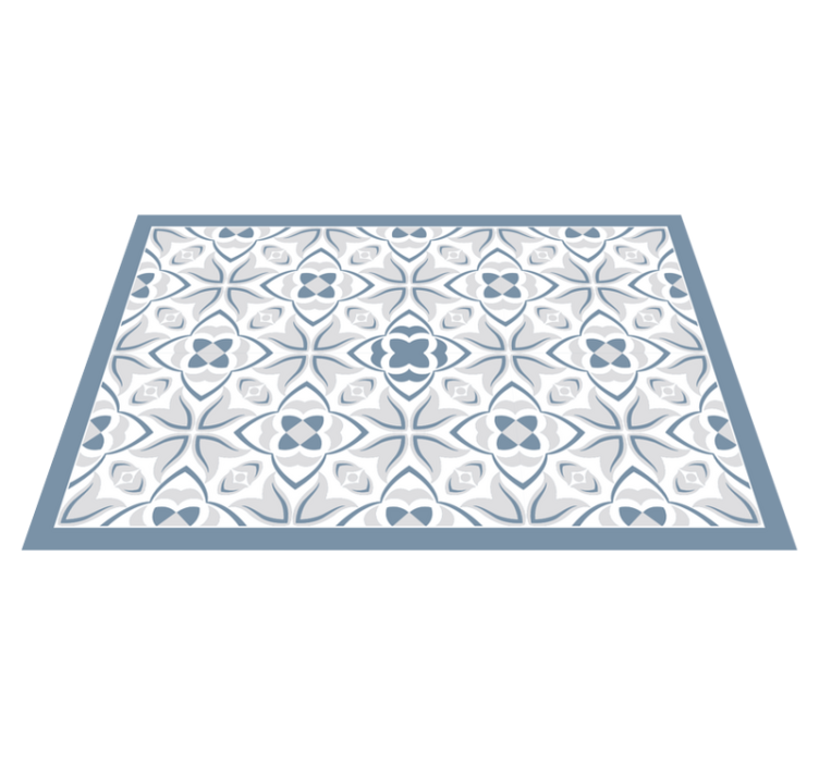 乙烯基餐垫贴图精致花卉元素 - TenStickers