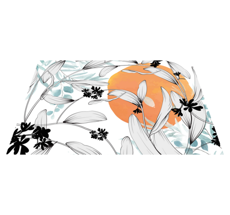 乙烯基餐垫花卉灵感装饰 - TenStickers