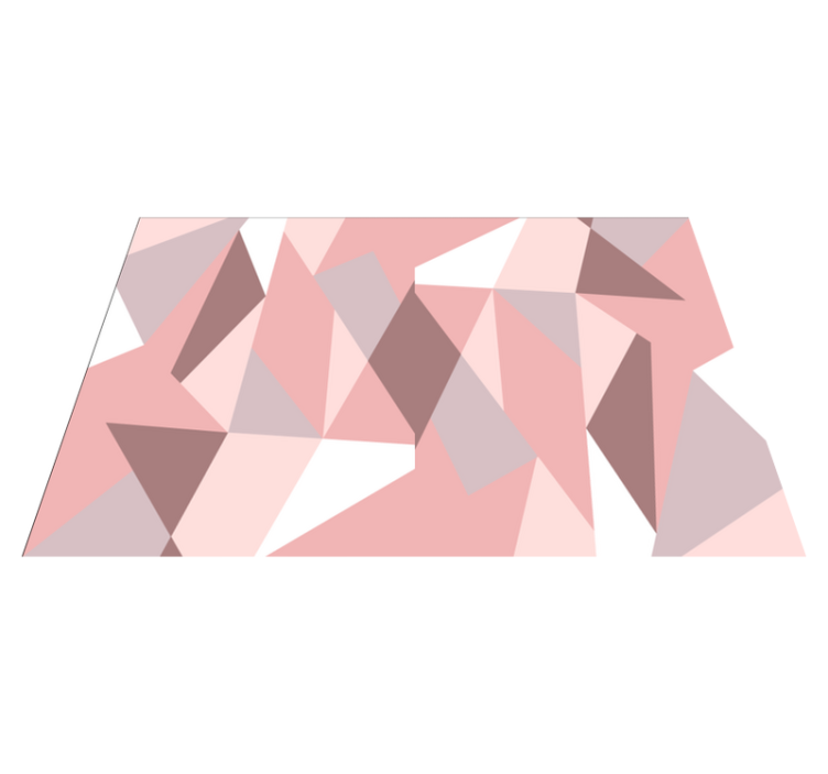 乙烯基餐垫几何图形背景 - TenStickers