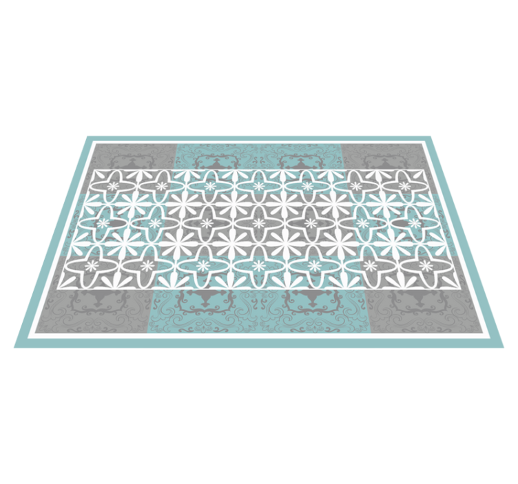 乙烯基餐垫贴图时尚植物图案 - TenStickers