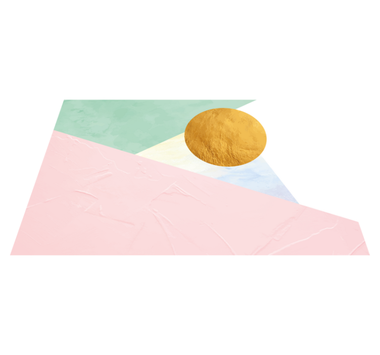 乙烯基餐垫，纹理几何形状 - TenStickers