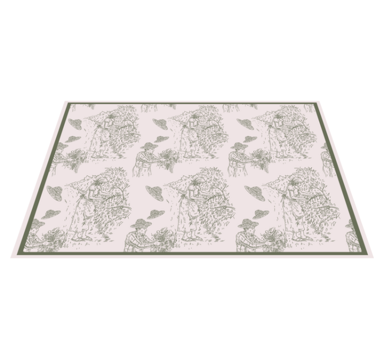 乙烯基餐垫原版自然采摘场景 - TenStickers