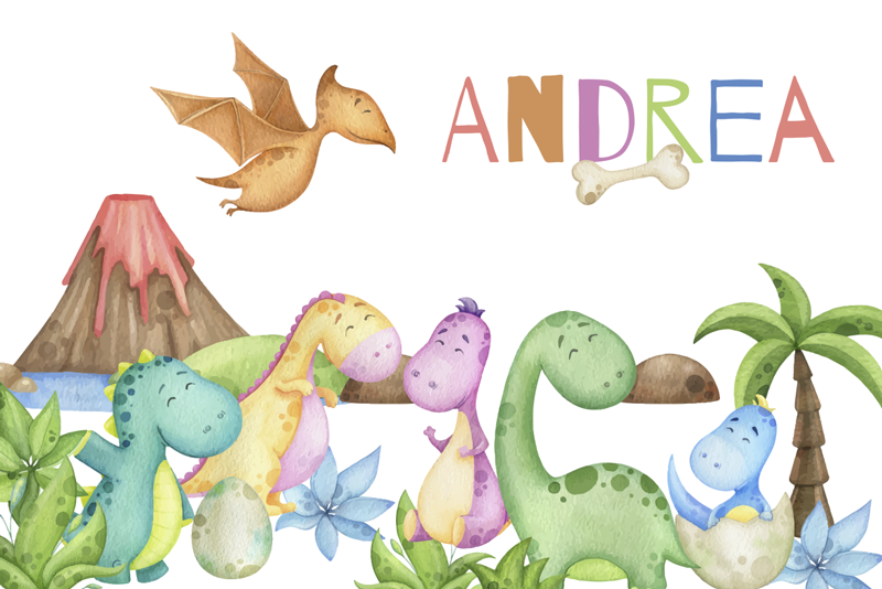 乙烯基餐垫品牌 侏罗纪场景 - TenStickers