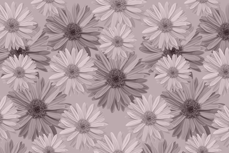 热带花卉花卉餐垫 - TenStickers