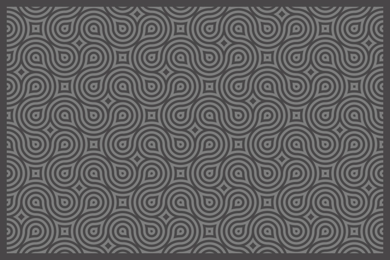 乙烯基餐垫贴图抽象漩涡图案 - TenStickers