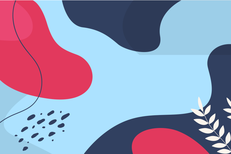 墨菲斯风格蓝色几何现代餐垫 - TenStickers