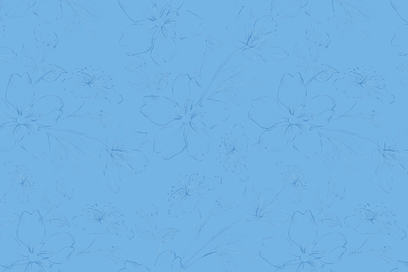 乙烯基餐垫贴图植物灵感表面 - TenStickers