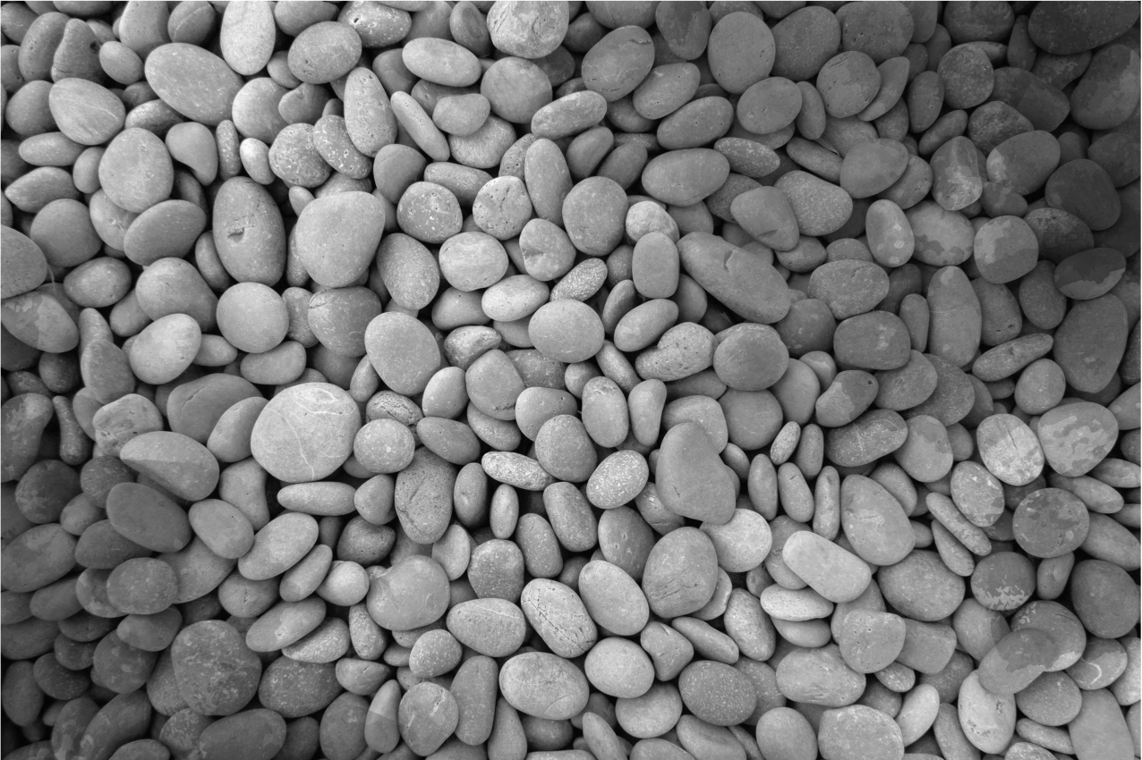 乙烯基餐垫贴图光滑卵石表面 - TenStickers