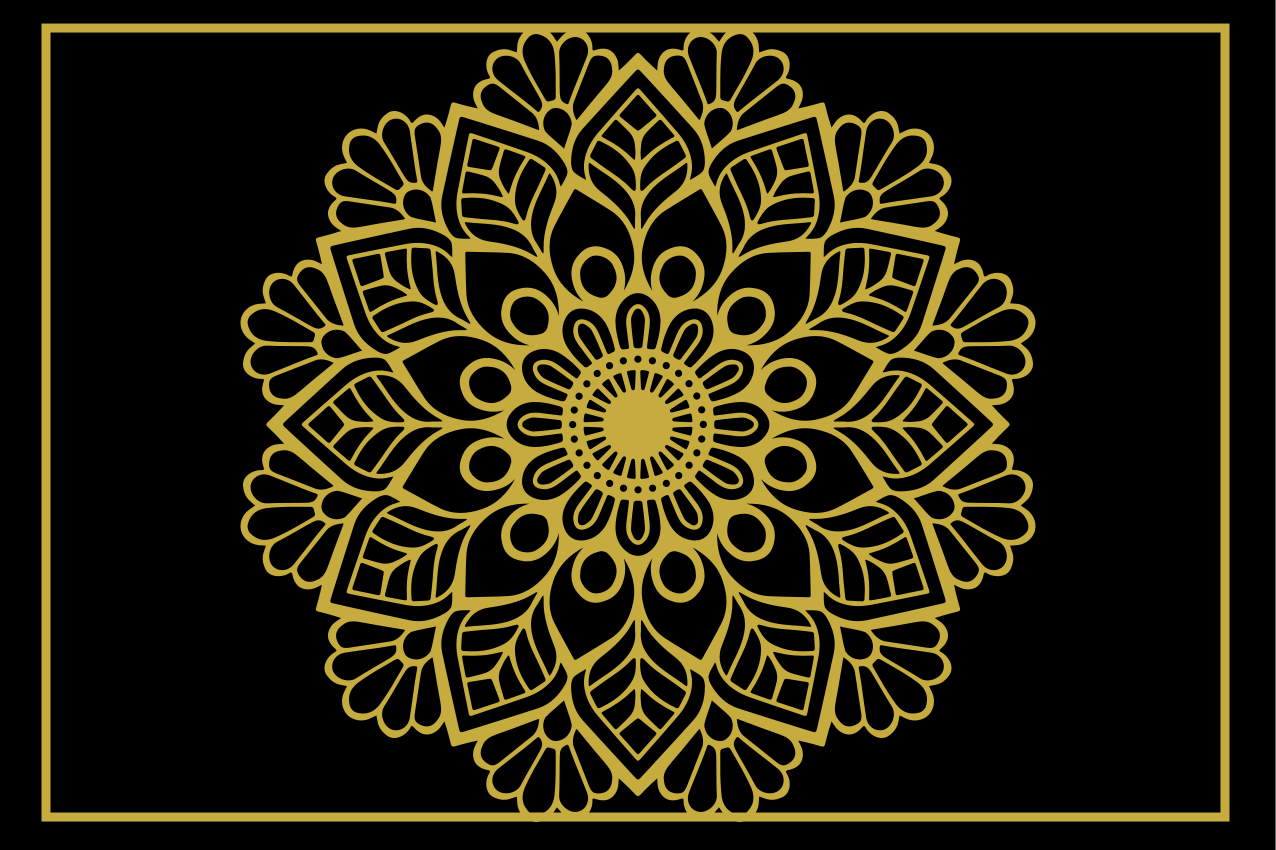 乙烯基餐垫优雅植物优雅元素 - TenStickers