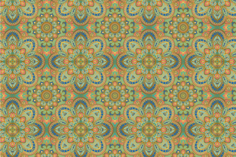 乙烯基餐垫原版精美花卉装饰 - TenStickers