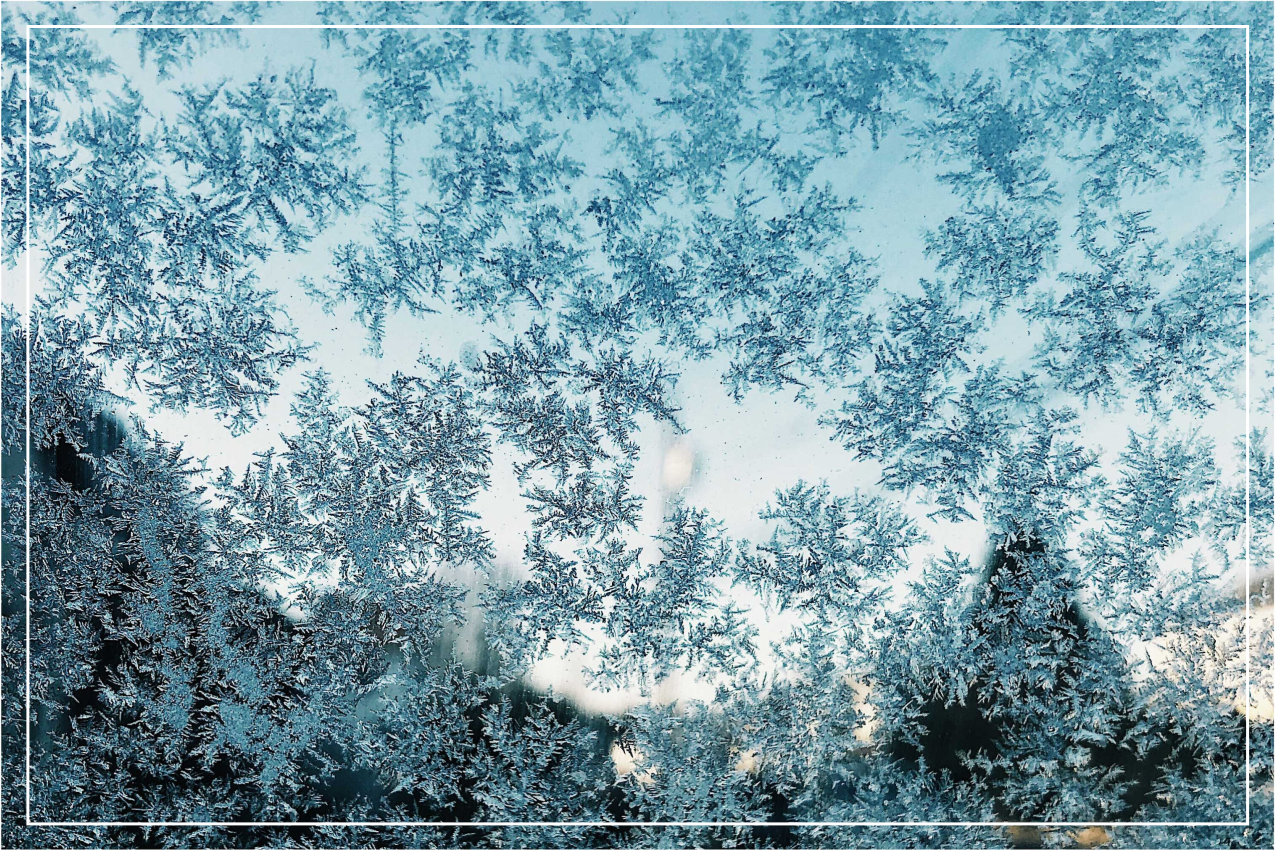 乙烯基餐垫贴图冰霜冰纹理 - TenStickers