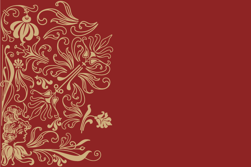 乙烯基餐垫优雅花卉装饰 - TenStickers