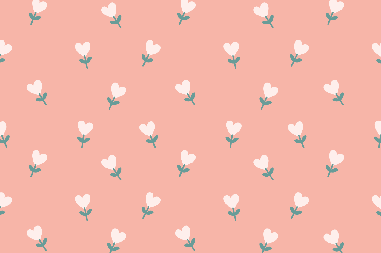 乙烯基餐垫原版迷人花卉图案 - TenStickers