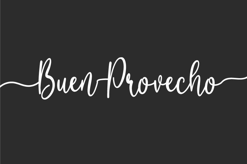 乙烯基餐垫优雅的食物肯定 - TenStickers