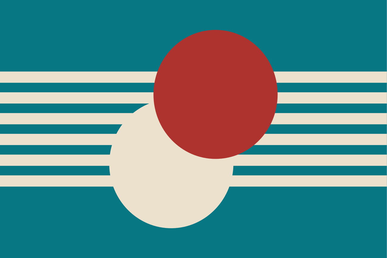 乙烯基餐垫抽象多彩形状 - TenStickers