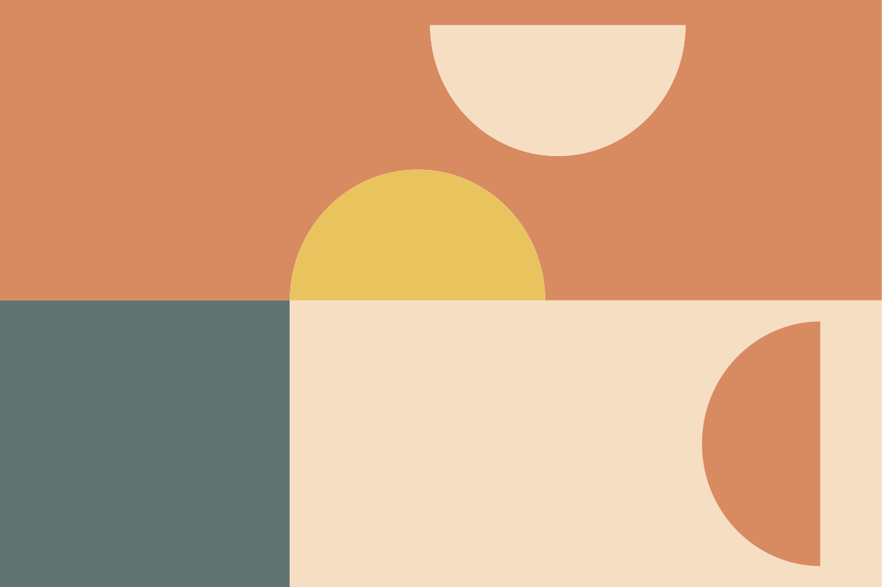 乙烯基餐垫彩色几何图形设计 - TenStickers