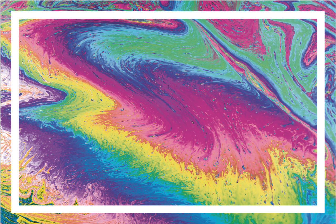 乙烯基餐垫原版生动抽象图案 - TenStickers