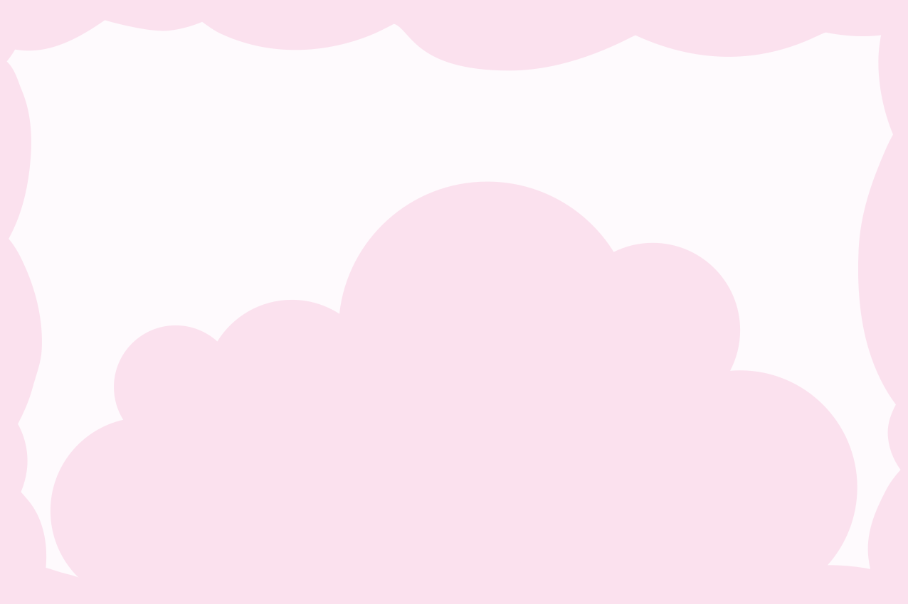 乙烯基儿童餐垫云朵主题背景 - TenStickers