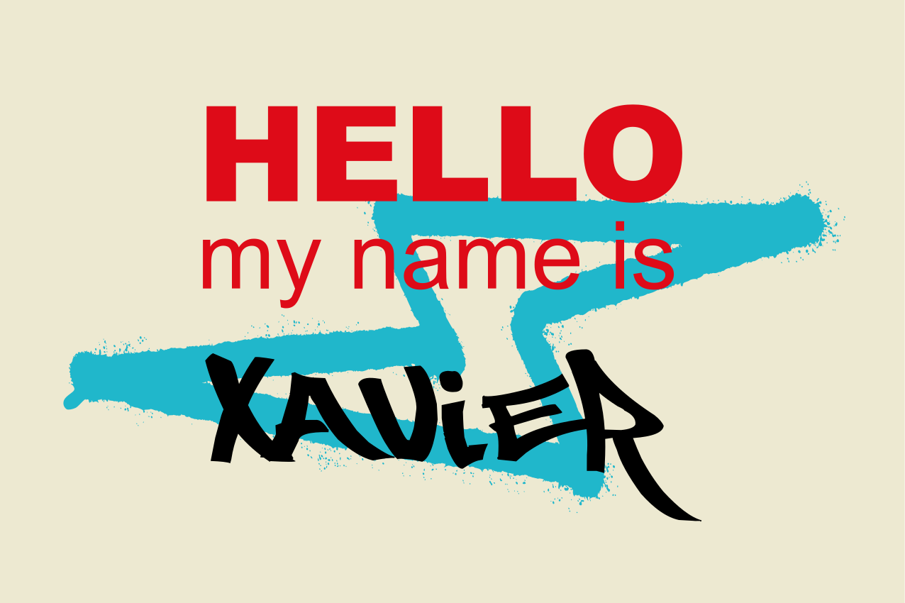 乙烯基餐垫个性化姓名公告 - TenStickers