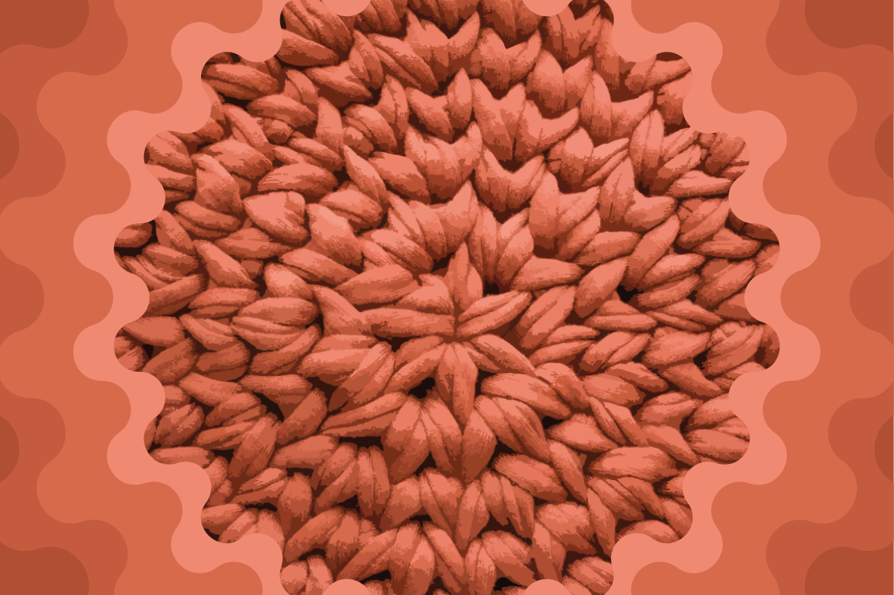 乙烯基餐垫贴图质感叶子图案 - TenStickers