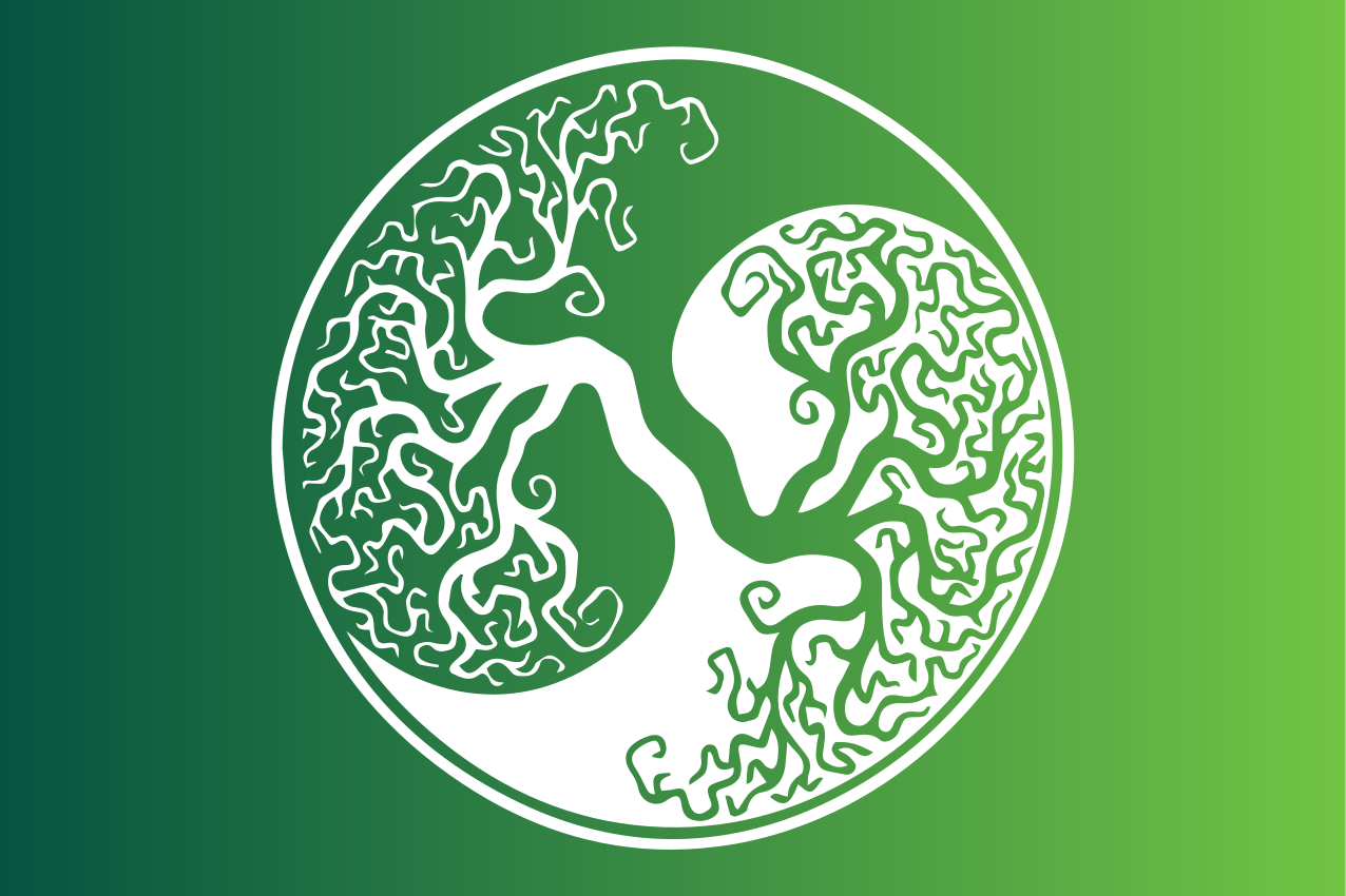 乙烯基餐垫树枝徽章设计 - TenStickers